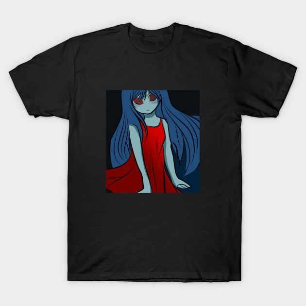 Cutie Ghost Girl T-Shirt by Nicheek
